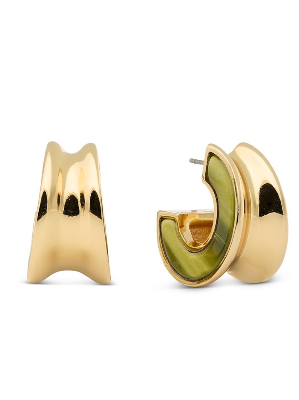 KATE SPADE Bold Small Hoops - Green